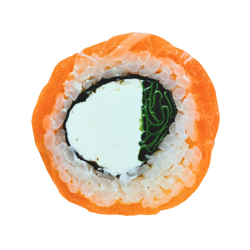 Philadelphia Lux with green onions